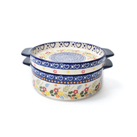 Le motif de couleur polonaise peut être personnalisé moule de cuisson micro-ondes pot de soupe tasse assiette combinaison ensemble de vaisselle réutilisable