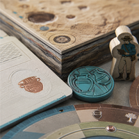 Jeu de Société Personnalisé sur le Thème des Excavations Archéologiques : Jeu de Table Stratégique pour la Conservation des Musées, en Carton Recyclable pour le Patrimoine