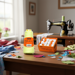 Filo da Cucito Ilan 2750 M Giallo Fluorescente per Cuciture - Product Image 2