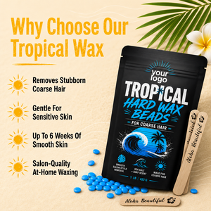 Cire dépilatoire grande capacité pour poils épais et rebelles, convient aux peaux sensibles, pour une peau lisse, perles de cire dure pour le maillot. - Product Image 2