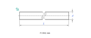 出厂价宇环牌DIN975黑色螺纹不锈钢螺纹棒M6-M48镀锌表面公制3年保修 - Product Image 2