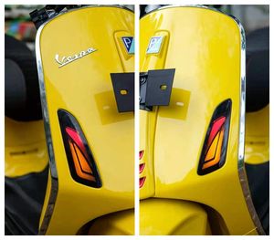ไฟเลี้ยวหน้าแบบ LED สำหรับรถสกู๊ตเตอร์ Piaggio <span class=keywords><strong>Vespa</strong></span> <span class=keywords><strong>Sprint</strong></span> <span class=keywords><strong>150</strong></span> Primavera 50 รุ่น VIRTU Winker Lamp License - Product Image 2