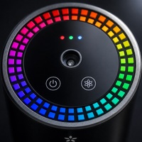 Diffuseur d'arômes intelligent pour voiture, projection de ciel étoilé, nano-atomisation, démarrage automatique AI, alliage d'aluminium, rechargeable par USB