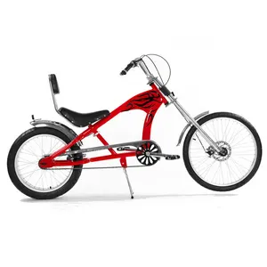 20 inch fat Tire fashionable single speed adult chopper bicycle China factory new style 2023 bmx handle customized chopper bike