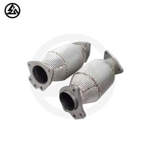 Chevrolet Corvette C8/Z06 V8 2019-  Tuyaux de raccordement d'échappement à écoulement libre, collecteur d'échappement de course, tuyau droit - Product Image 2