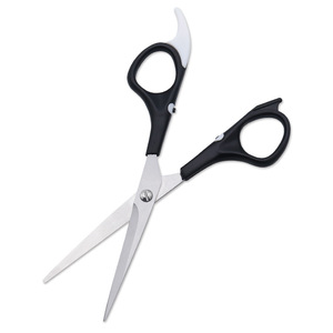 Ciseaux de coiffure plats en acier inoxydable 100 mm pour effiler les franges et tailler les cheveux, usage professionnel en salon - Product Image 2