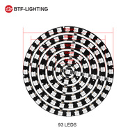 WS2812B — anneau lumineux Led rond avec adressable, lumière Arduino, rvb, dc 5v
