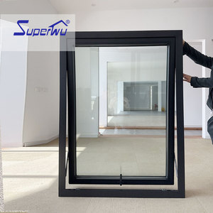 2024 NOA NFRC AS2047 Ventana de vidrio doble de ahorro de energía <span class=keywords><strong>Toldo</strong></span> de aluminio ventanas y puertas - Product Image 1