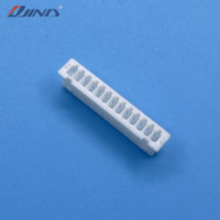 Connecteur mâle rectangulaire à sertir JINDA en bronze phosphoreux pour PCB, 13 broches, 1,25 mm, IP66, pour câble nylon blanc