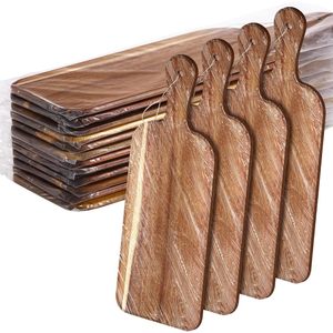 Acacia Wood Pizza Pan 40x12.5x1.5 Cm With Handle For Home Use <b>Steak</b> Board Cake <b>Plate</b> - Product Image 1