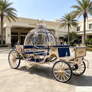 Carroza de Caballos de Calidad Premium, Hecha a Medida, con Diseño de Calabaza, para Exhibición en Resorts Turísticos, Decoración para Espectáculos Comerciales y Uso en Exteriores - Product Image 1