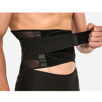 Ceinture de maintien lombaire ergonomique en nylon pour adulte, grande taille, avec double sangle épaisse, professionnelle, pour l'entraînement en gros