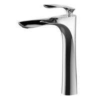 Robinet de lavabo de salle de bain moderne de luxe en alliage de zinc doré avec cartouche céramique, eau chaude/froide, durabilité accrue