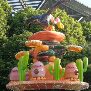Neues Design Outdoor-Vergnügungspark Kinderfahrgeschäfte Roller-Tierkarussell Fliegendes Eichhörnchen-Rettungsattraktion zum Verkauf - Product Image 2
