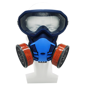 Chất lượng cao than hoạt tính dân sự bảo vệ độc hại amonia Silicon Mặt nạ khí nửa mặt nạ chống khí mặt nạ - Product Image 3