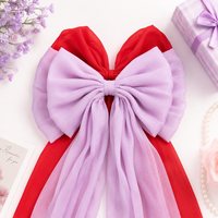 Ruban en satin polyester écologique, nouveau design, nœud papillon pré-noué, taille personnalisée, pour la décoration de Noël et de la maison, vente en gros