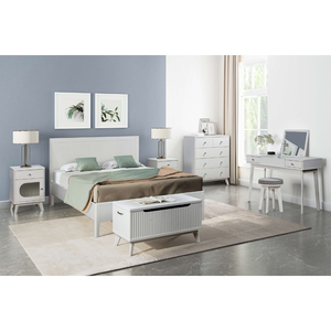 High Quality Wood Bed <b>Frame</b> Modern Design Bedroom Furniture Odm Oem <b>Oak</b>/Pine/Acacia Solid Wood Vietnam Factory - Product Image 5