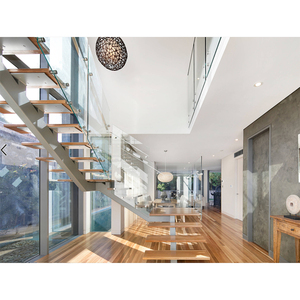 <span class=keywords><strong>Escaleras</strong></span> <span class=keywords><strong>de</strong></span> Interior <span class=keywords><strong>de</strong></span> Acero con Peldaños <span class=keywords><strong>de</strong></span> <span class=keywords><strong>Madera</strong></span> <span class=keywords><strong>de</strong></span> Roble Blanco, <span class=keywords><strong>Escaleras</strong></span> <span class=keywords><strong>de</strong></span> Una Sola Columna <span class=keywords><strong>para</strong></span> <span class=keywords><strong>Segundo</strong></span> <span class=keywords><strong>Piso</strong></span> - Product Image 3