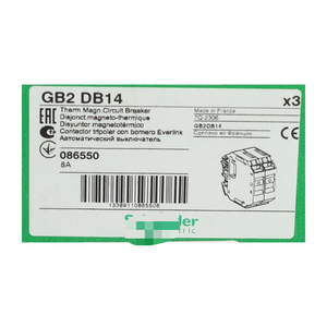 Disjoncteur électrique GB2DB14 TeSys GB2 2P Nouveau NFP (3 pièces) - Product Image 2