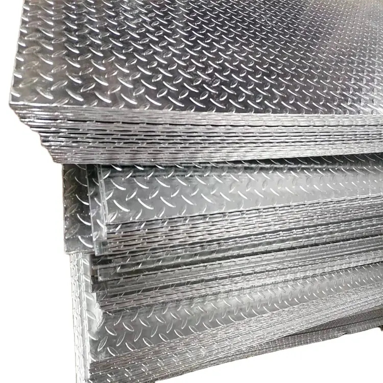 4x8 Diamond Embossed SS316 304 Stainless Steel Checkered Plate Sheet Size 3D Plate For Hotel Decoration