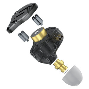 หูฟัง <span class=keywords><strong>KZ</strong></span> <span class=keywords><strong>ZS10</strong></span> <span class=keywords><strong>Pro</strong></span> X แบบ In-ear Monitor เทคโนโลยีไฮบริด HiFi เสียงเบสหนักแน่น เหมาะสำหรับเล่นเกมและกีฬา หูฟังแบบมีสายพร้อมไมโครโฟน ขนาด 3.5 มม. - Product Image 5