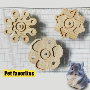 Jouets <span class=keywords><strong>pour</strong></span> perruches et chinchillas, jouets à mâcher <span class=keywords><strong>pour</strong></span> lapins, petites <span class=keywords><strong>copeaux</strong></span> <span class=keywords><strong>de</strong></span> <span class=keywords><strong>bois</strong></span>, plateaux tournants, moulinets rotatifs, jouets pénibles - Product Image 4