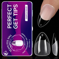 JIEYU 2026 Nouvelle conception PMMA Couverture complète Faux ongles courts français Prêts à l'emploi pour extensions d'ongles
