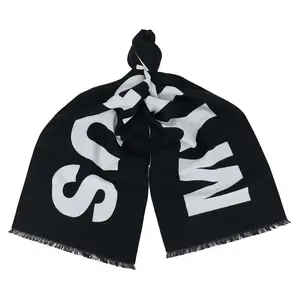 Mens Designer turchese nero nappa inverno personalizzato Jacquard sciarpa di lana uomo produttori disegni sciarpe Cashmere