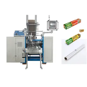 Quality Assurance Household Catering Kitchen Aluminum Foil Roll Fully Automatic Air Fryer Baking Paper Rewinding Machine