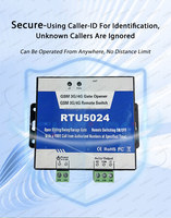 Prix Abordable - Interrupteur Relais à Distance GSM 2G RTU5024 Quadri-bande 850/900/1800/1900MHz pour Ouverture de Portail de Garage et Allée
