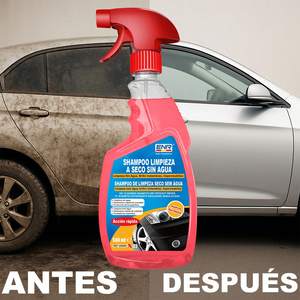 Prodotto liquido per la cura dell'auto a sgancio rapido a secco Spray lucidatura senza acqua della vernice e rivestimento del corpo con trattamento Glitter - Product Image 1