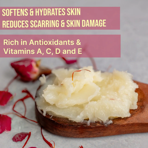 <span class=keywords><strong>Baume</strong></span> Corporel au Safran Marque Blanche – Extrait Végétal Naturel Réduit les Cicatrices et la Pigmentation, Hydrate en Profondeur, Répare les Peaux Sèches, <span class=keywords><strong>Baume</strong></span> à Lèvres - Product Image 2