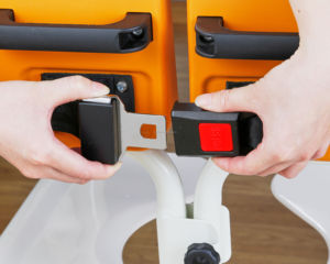 Ghế vệ sinh di động, có thể điều chỉnh, điều khiển bằng tay, hỗ trợ phục hồi chức năng cho người già, đang được giảm giá - Product Image 2