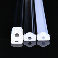 Étui rigide pour bandes LED : étanche, résistant à la chaleur, convient aux panneaux de 12 mm de large, idéal pour l'éclairage des armoires, des vitrines et des congélateurs