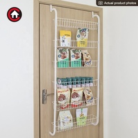 Étagère de rangement multifonctionnelle pour cuisine, étagère de rangement à 6 niveaux au-dessus de la porte, armoire suspendue, organisateur de garde-manger en métal, offre spéciale
