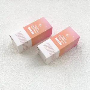 Customized Lip Gloss Candle Paper Box With Clear PVC Window