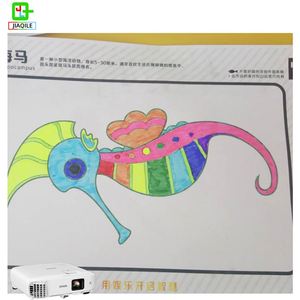 Hot-selling God Pen Painting 3D Holographic Interactive <b>Slide</b> <b>Projector</b> 1920X1080 Resolution Metal Shell for Education Store Use - Product Image 2