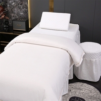 Housse de lit matelassée en coton de couleur unie, drap-housse élastique pour table de massage, 1 pièce, couvre-lit de couleur unie pour salon de massage