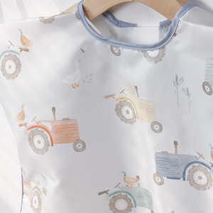 Delantal de <span class=keywords><strong>Dibujo</strong></span> Infantil Ajustable, Impermeable y Ecológico con Estampado de Dibujos Animados Happyflute, <span class=keywords><strong>Babero</strong></span> Personalizado para Bebé - Product Image 2