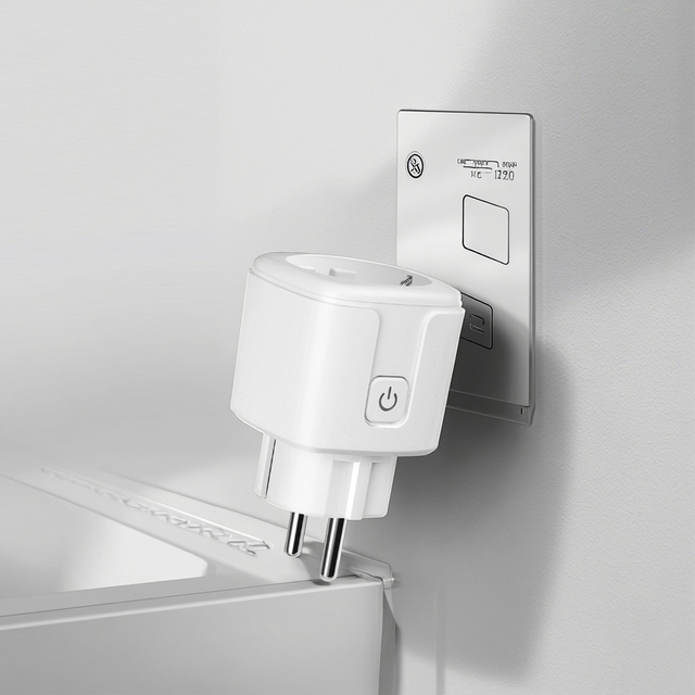 Touchmi EU Smart Power Socket Tuya Wall Outlet with Alexa & Google Home 16A Glass Wifi Sockets Zigbee Network Smart Plugs