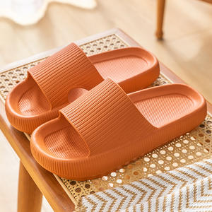 Claquettes à plateforme épaisse pour femmes, pantoufles d'intérieur pour salle <span class=keywords><strong>de</strong></span> bain, en EVA souple antidérapant, pour la maison, chaussures d'été pour femmes - Product Image 2