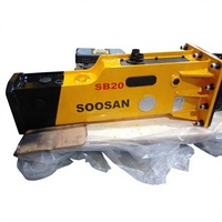 Marteau brise-roche hydraulique silencieux pour mini-excavatrice de 1,2 à 3,0 tonnes, certifié CE ISO, outil de démolition de béton robuste