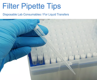 Pipettes Micro-Plastiques Jetables IClean 500ul 1000ul 1250ul, Embouts Filtrants Stériles en Microplastiques Stérilisés