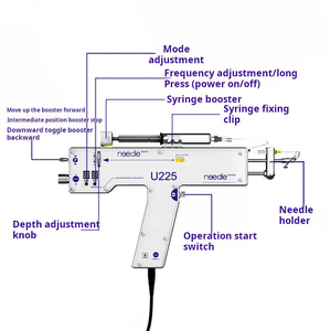 त्वचा के बालों की देखभाल के लिए कोई सुई मेसोथेरेपी उपकरण नहीं, चेहरे कायाकल्प घर का उपयोग मेसोथेरेपी सुई मुक्त इंजेक्शन मशीन - Product Image 6