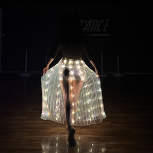 Nouvelle Conception, Jupe Lumineuse LED à Télécommande, Costumes de Danse du Ventre, Robe de Scène pour Mariage, Accessoires de Fête en Club pour Femmes - Product Image 4