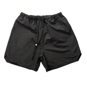 Shorts en nylon à motif uni, nouvelle conception pour hommes, service OEM, décontractés, taille mi-haute, tricotés en polyester, fermeture à cordon - Product Image 3