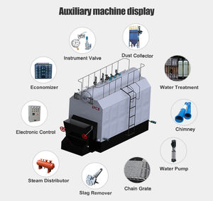<span class=keywords><strong>Chaudière</strong></span> à vapeur à tubes de calage de type SZL, industrielle, à énergie thermique, 5 tonnes, 1,25 Mpa, pour le chauffage au charbon, à la biomasse, aux copeaux de bois et aux granulés, pour usine textile - Product Image 4