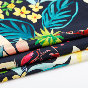 Recién llegado, diseño italiano, <span class=keywords><strong>noble</strong></span> y elegante, tela de satén de seda 100%, Tela con estampado Floral para vestido - Product Image 2