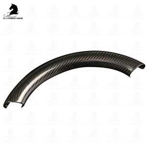 Accesorios de coche de carbono seco cubierta superior del volante <span class=keywords><strong>Interior</strong></span> para KIA EV6 - Product Image 4