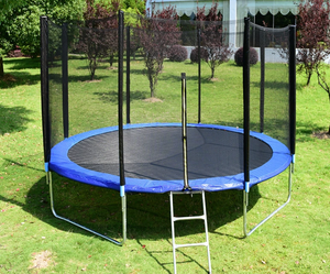 Trampolín <span class=keywords><strong>Grande</strong></span> para Interiores, Plegable, Seguro y Duradero, con Red Protectora, Ecológico, Hecho de Acero, Polipropileno y PVC, para Niños y Niñas - Product Image 2